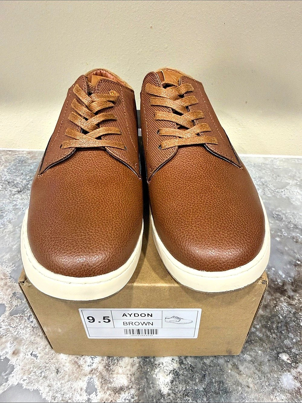 Vance Co. Aydon Casual Sneaker. Brown US 9.5